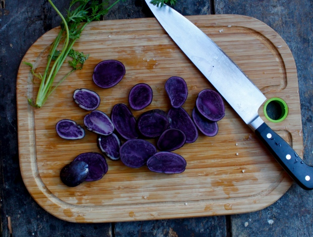 purple potatoes mapleandmiso